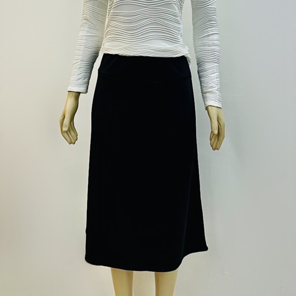 DEVORAH'S SECRET Black Modest Maxi Skirt Basic 38' Length - Picture 1 of 3